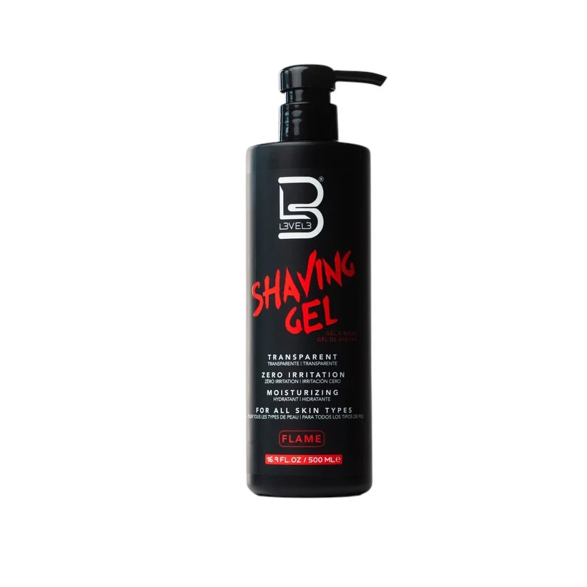 Level 3 TRANSPARENT SHAVING GEL 500ml