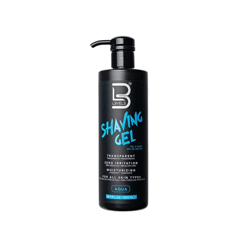 Level 3 TRANSPARENT SHAVING GEL 500ml