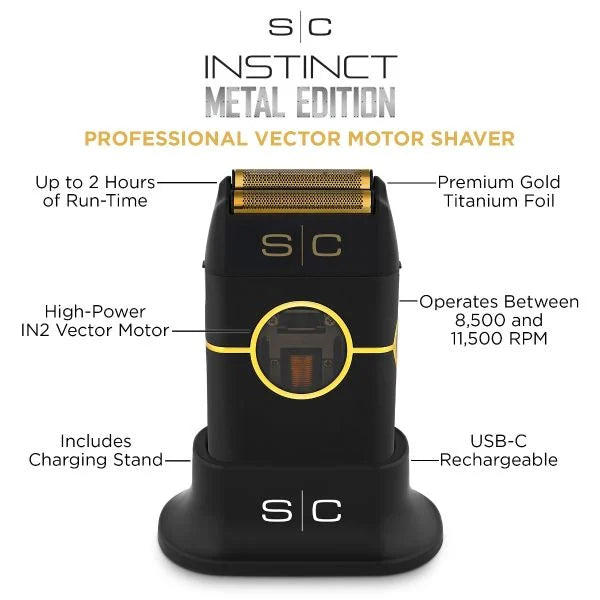 Style Craft Instinct Metal Double Foil Shaver